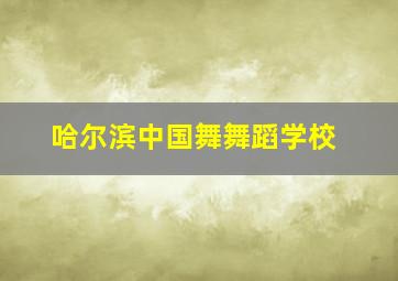 哈尔滨中国舞舞蹈学校