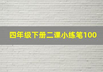 四年级下册二课小练笔100