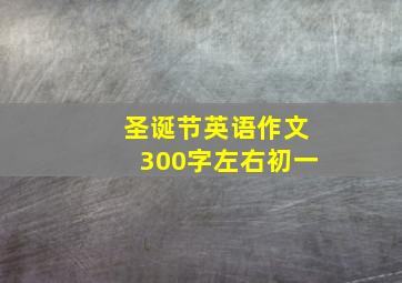 圣诞节英语作文300字左右初一