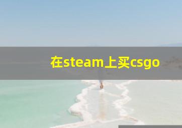 在steam上买csgo