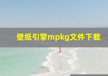 壁纸引擎mpkg文件下载