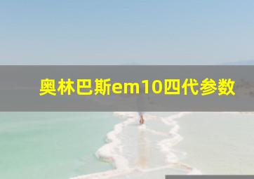 奥林巴斯em10四代参数