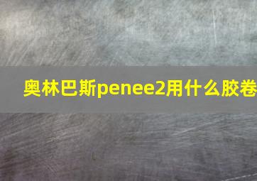 奥林巴斯penee2用什么胶卷