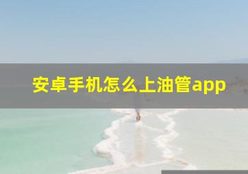 安卓手机怎么上油管app