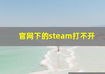 官网下的steam打不开