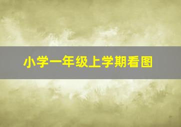 小学一年级上学期看图