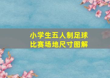 小学生五人制足球比赛场地尺寸图解