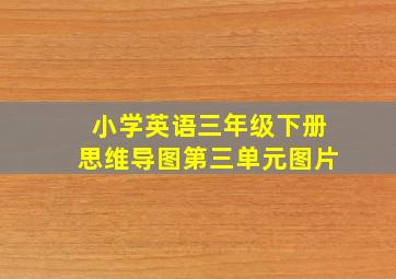 小学英语三年级下册思维导图第三单元图片