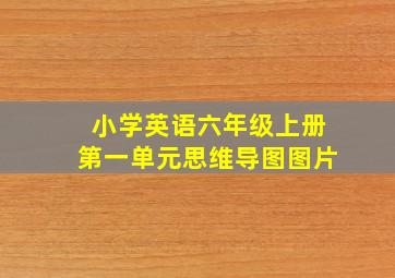 小学英语六年级上册第一单元思维导图图片