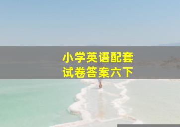 小学英语配套试卷答案六下