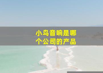 小鸟音响是哪个公司的产品