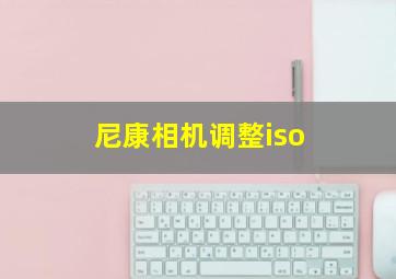 尼康相机调整iso