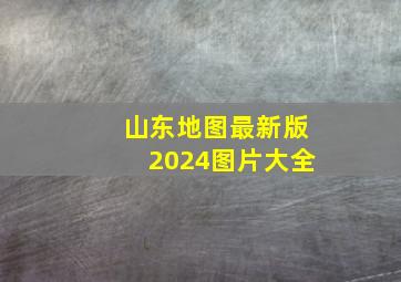 山东地图最新版2024图片大全