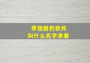 带翅膀的软件叫什么名字来着