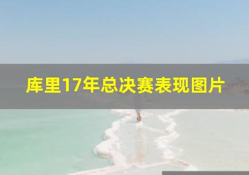 库里17年总决赛表现图片