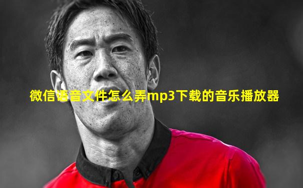 微信语音文件怎么弄mp3下载的音乐播放器