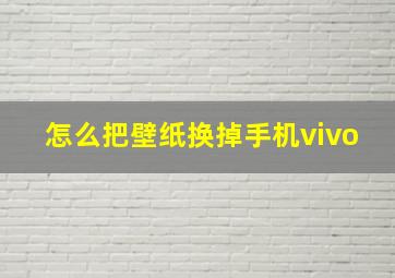 怎么把壁纸换掉手机vivo