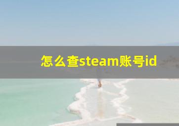 怎么查steam账号id