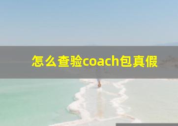 怎么查验coach包真假