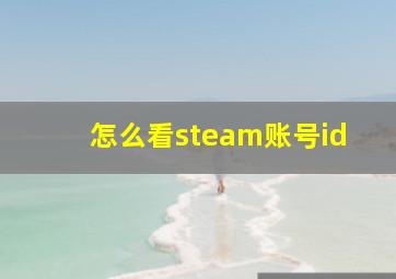 怎么看steam账号id