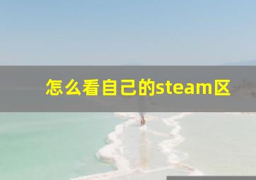 怎么看自己的steam区