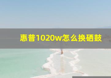 惠普1020w怎么换硒鼓