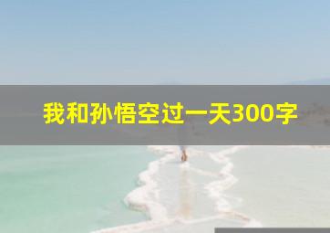 我和孙悟空过一天300字