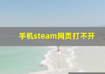 手机steam网页打不开