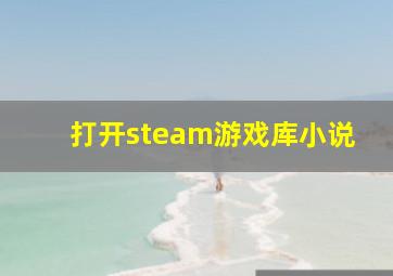 打开steam游戏库小说