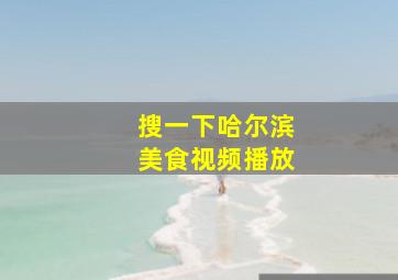 搜一下哈尔滨美食视频播放