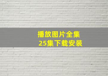 播放图片全集25集下载安装