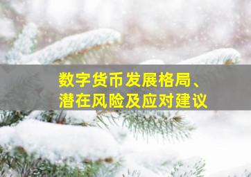 数字货币发展格局、潜在风险及应对建议