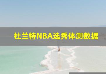 杜兰特NBA选秀体测数据