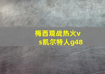 梅西观战热火vs凯尔特人g48