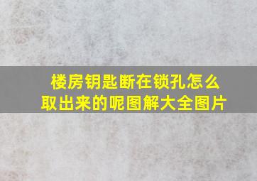 楼房钥匙断在锁孔怎么取出来的呢图解大全图片