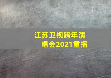 江苏卫视跨年演唱会2021重播