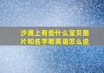 沙滩上有些什么宝贝图片和名字呢英语怎么说