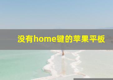 没有home键的苹果平板