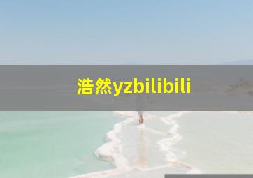 浩然yzbilibili