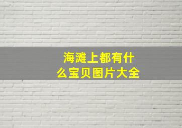 海滩上都有什么宝贝图片大全