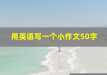 用英语写一个小作文50字