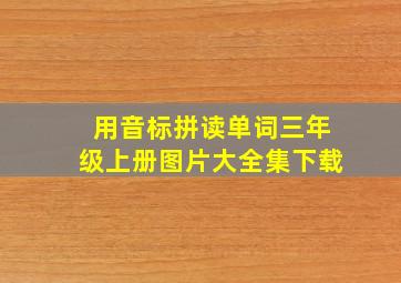 用音标拼读单词三年级上册图片大全集下载