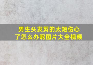 男生头发剪的太短伤心了怎么办呢图片大全视频