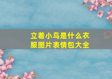 立着小鸟是什么衣服图片表情包大全