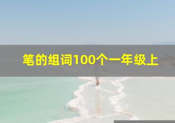 笔的组词100个一年级上