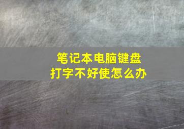 笔记本电脑键盘打字不好使怎么办