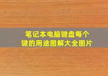 笔记本电脑键盘每个键的用途图解大全图片