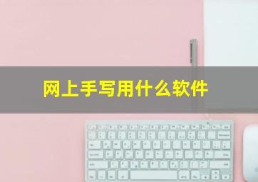 网上手写用什么软件