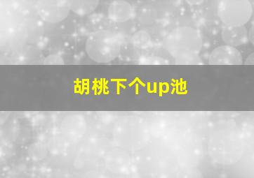 胡桃下个up池