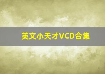 英文小天才VCD合集